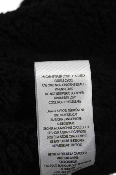 Calvin Klein Mens Windbreaker Jacket Black Polyester Zip Solid Fall Size 2XL
