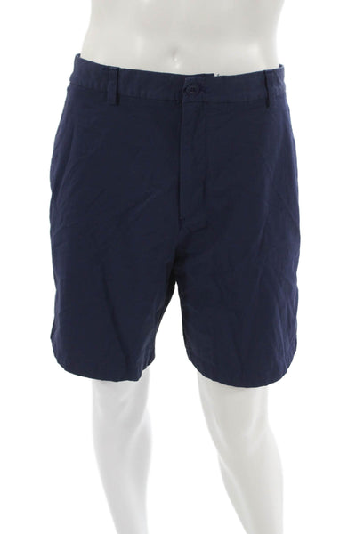 Vineyard Vines Mens Chino Shorts Blue Cotton Button Size 38