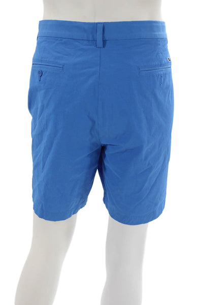 Vineyard Vines Mens Athletic Cotton Blue Shorts Zip Size 38