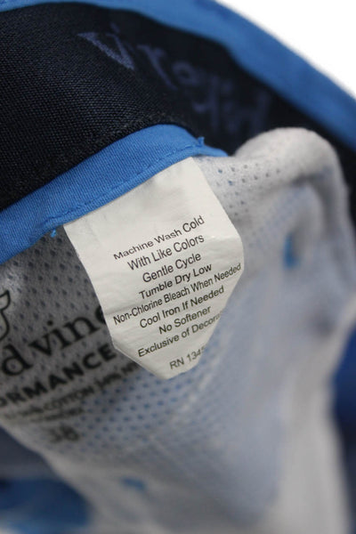 Vineyard Vines Mens Athletic Cotton Blue Shorts Zip Size 38