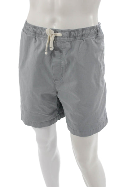 Vineyard Vines Mens Chino Shorts Gray Drawstring 97% Cotton Size XL