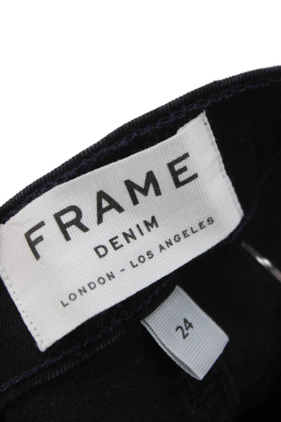 Frame Women Black Skinny Jeans Size 24