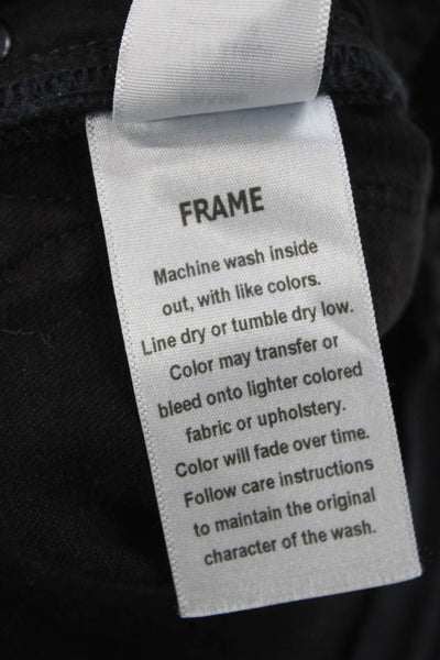 Frame Women Black Skinny Jeans Size 24