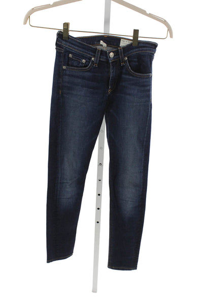 Rag & Bone Jean Women Skinny Blue Jeans Mid Rise Size 25
