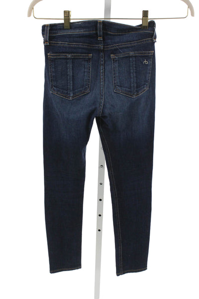 Rag & Bone Jean Women Skinny Blue Jeans Mid Rise Size 25