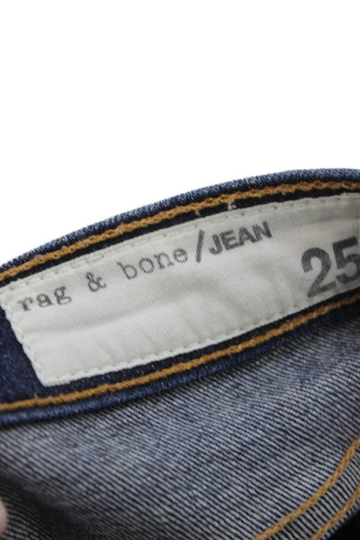Rag & Bone Jean Women Skinny Blue Jeans Mid Rise Size 25