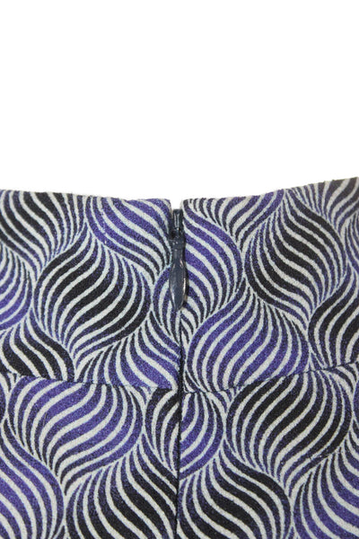 Akris Punto Womens Shift Dress Multicolor Geometric Sleeveless Size 16