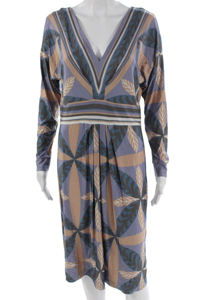 Philosophy di Alberta Ferretti Womens Shift Dress Multi V-Neck Size S