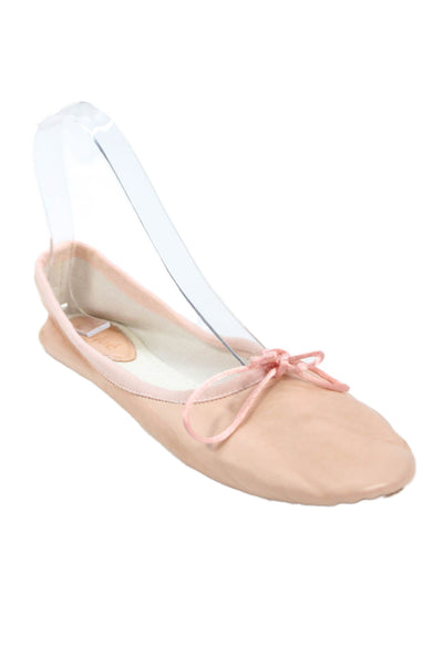 Chloe Womens Leather Round Toe Flats Pink Size EUR 36