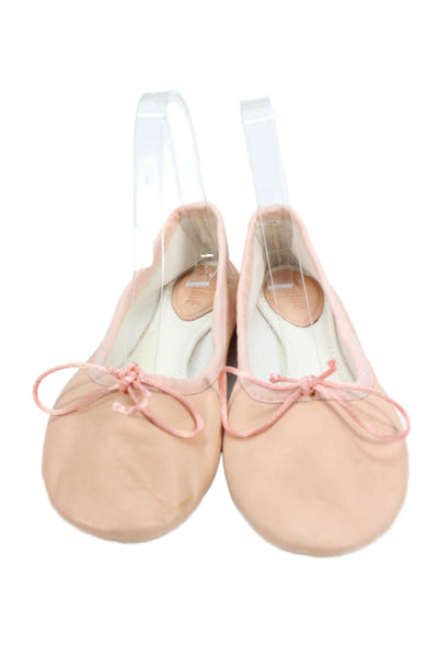 Chloe Womens Leather Round Toe Flats Pink Size EUR 36