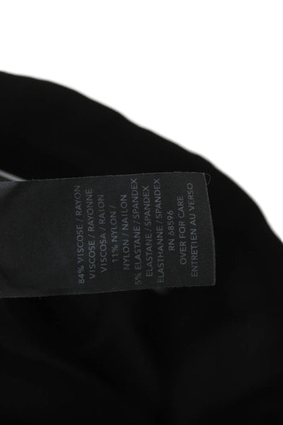 Donna Karan Women Ankle Leggings Gray Viscose Pull On Size M