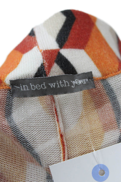 In Bed With You Women Multicolor Geometric Polyester Leggings Size M