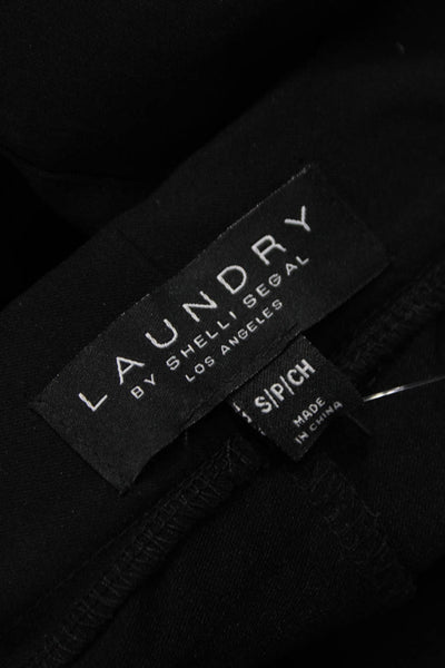 Laundry by Shelli Segal Womens Black Rayon Pull On Dress Pants Inseam 28 Size S