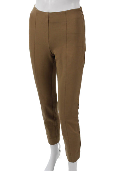 Quince Womens Ankle Leggings Brown Polyester Blend Size S