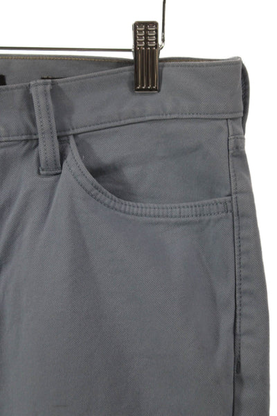 Banana Republic Mens Chinos Gray Cotton Solid Button Size 31