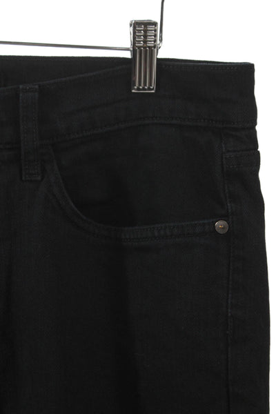 Joes Mens Straight Jeans Black Cotton Blend Zip Fly Size 32