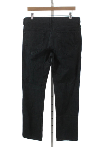 Joes Mens Straight Jeans Black Cotton Blend Zip Fly Size 32
