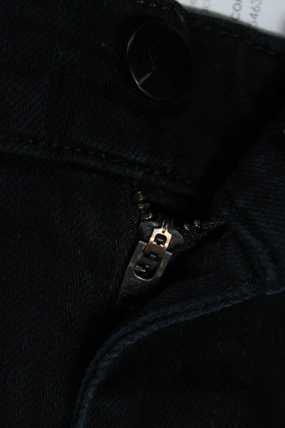 Joes Mens Straight Jeans Black Cotton Blend Zip Fly Size 32