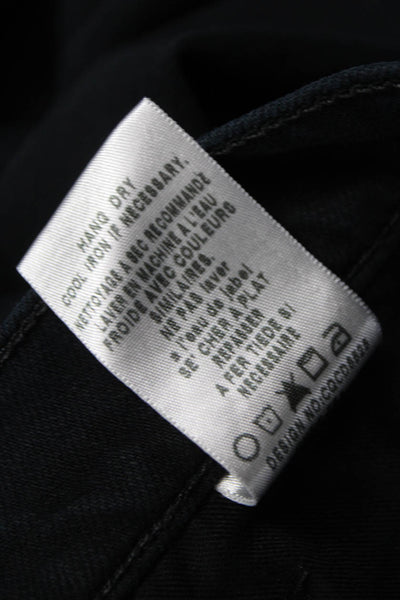 Joes Mens Straight Jeans Black Cotton Blend Zip Fly Size 32