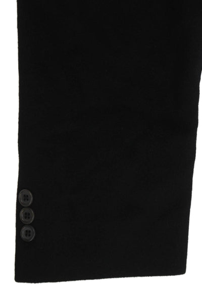 Saks Fifth Avenue Men Black Cashmere Blazer Button Size 44