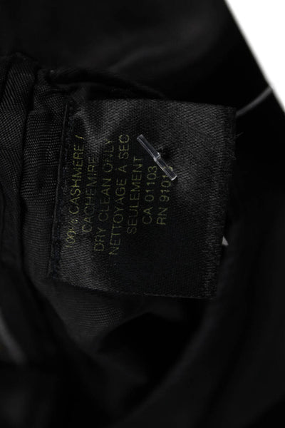 Saks Fifth Avenue Men Black Cashmere Blazer Button Size 44