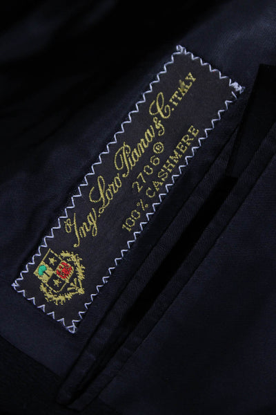 Saks Fifth Avenue Men Black Cashmere Blazer Button Size 44