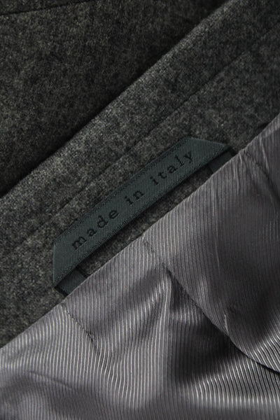 John Varvatos Mens Gray Wool Cashmere Blazer Button Size 56
