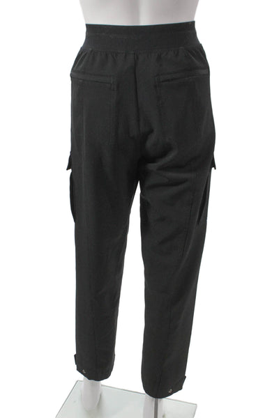 Athleta Womens Black Polyester Jogger Pants Pull On Inseam 28 Size 4