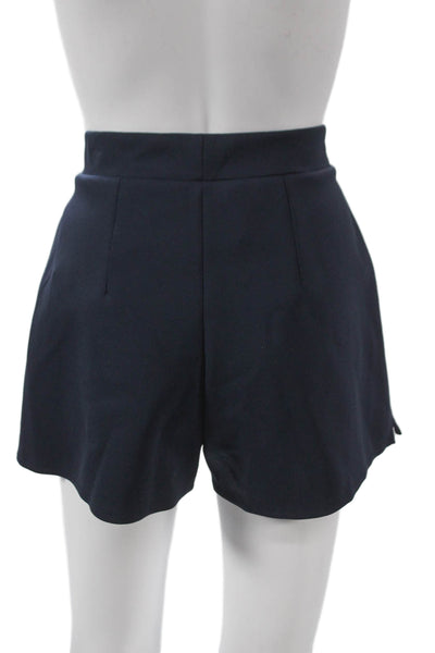 Shan Women Shorts Blue Polyamide Pull On Size 6