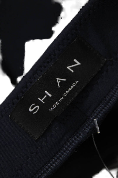 Shan Women Shorts Blue Polyamide Pull On Size 6