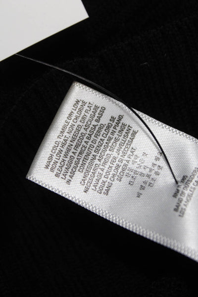 Band Of Outsiders Womens Pullover Merino Wool Floral Black Size 2
