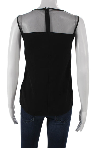Greylin Anthropologie Women Sleeveless Black Basic Tank Top Round Neck Size M