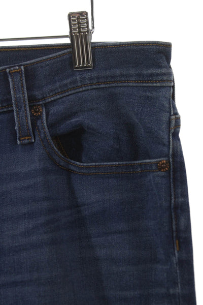 J Crew Womens Skinny Blue Jeans Cotton Blend Size 32