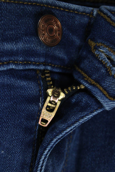 J Crew Womens Skinny Blue Jeans Cotton Blend Size 32