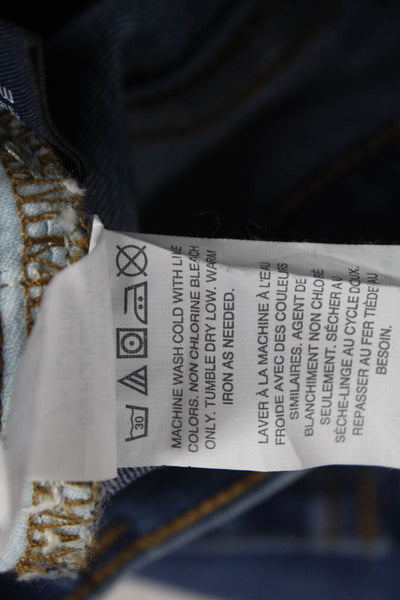 J Crew Womens Skinny Blue Jeans Cotton Blend Size 32