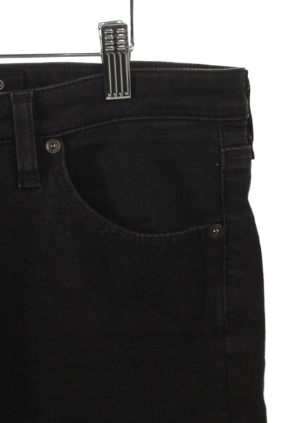 AG Adriano Goldschmied Mens Skinny Jeans Black High Rise Size 32
