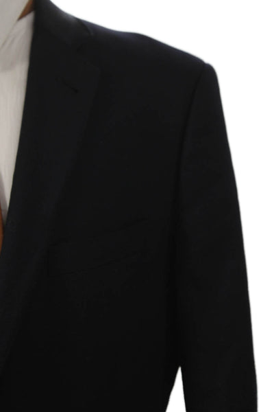 J Crew Mens Blazer Wool Blue Button Size 40