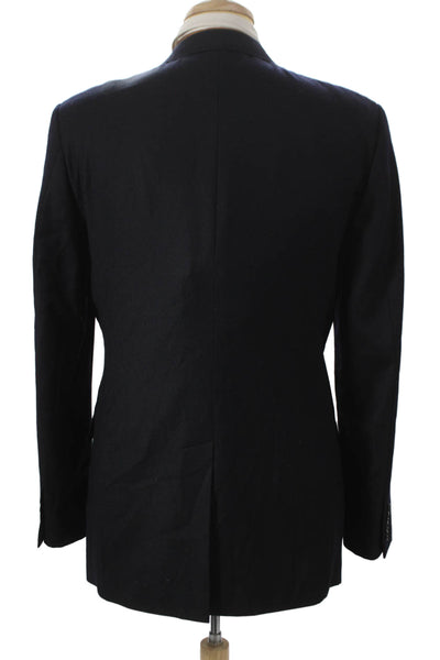 J Crew Mens Blazer Wool Blue Button Size 40