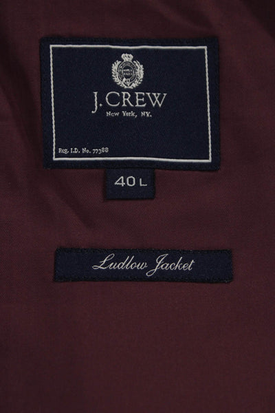J Crew Mens Blazer Wool Blue Button Size 40