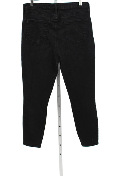 L'Agence Womens Black Skinny Jeans Cotton Blend Size 31