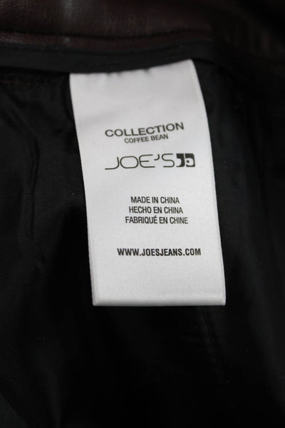 Joes Womens Dress Pants Brown Polyurethane Zip Size 30