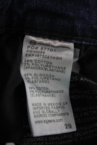 AG Adriano Goldschmied Womens Skinny Jeans Blue High Rise Size 29