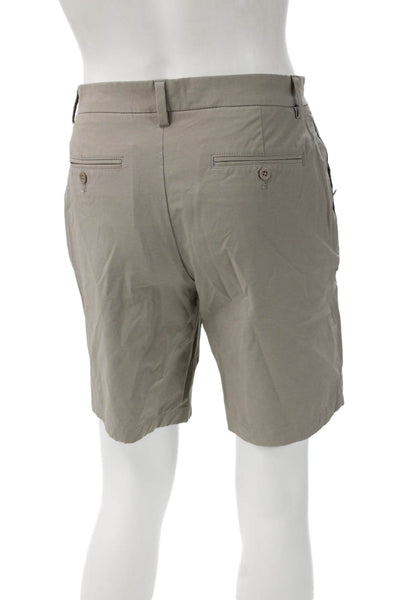 Vineyard Vines Mens Chino Shorts Gray Cotton Size 30