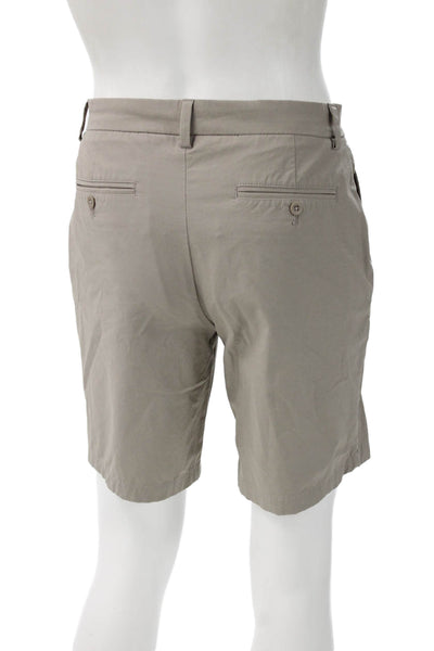 Vineyard Vines Mens Chino Shorts Beige Cotton Zip Size 30