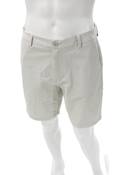 Vineyard Vines Men Beige Cotton Chino Shorts Size 30