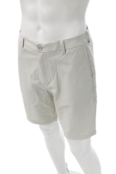 Vineyard Vines Men Beige Cotton Chino Shorts Size 30