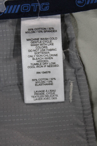 Vineyard Vines Men Beige Cotton Chino Shorts Size 30
