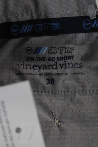 Vineyard Vines Men Beige Cotton Chino Shorts Size 30