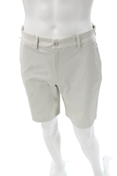 Vineyard Vines Mens Chino Shorts Beige Cotton Button Size 30