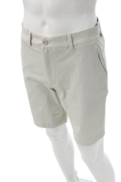 Vineyard Vines Mens Chino Shorts Beige Cotton Button Size 30